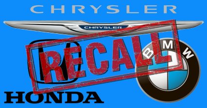 BMW, Chrysler, Honda Are Among The New 437K Vehicle Recall