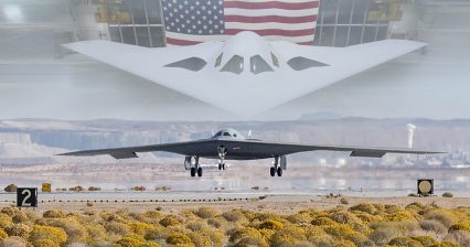 New Footage Reveals B-21 Stealth Bomber in Flight Testing